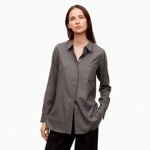 Aritzia Babaton The Group Reno Button front shirt - Picture 1 of 16